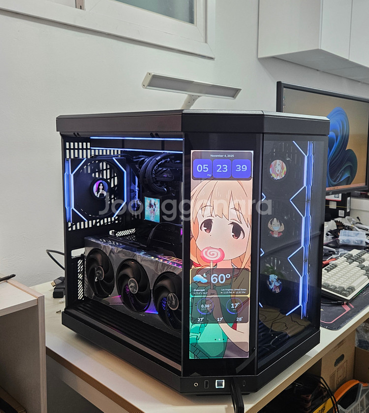 9800x3d/x870e카본/리안리/y70 4k/뱅가드 초고사양 본체--3