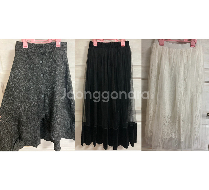 겨울 롱스커트 (밴딩,55-77)--0