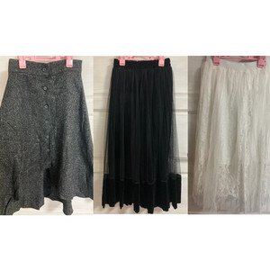 겨울 롱스커트 (밴딩,55-77)