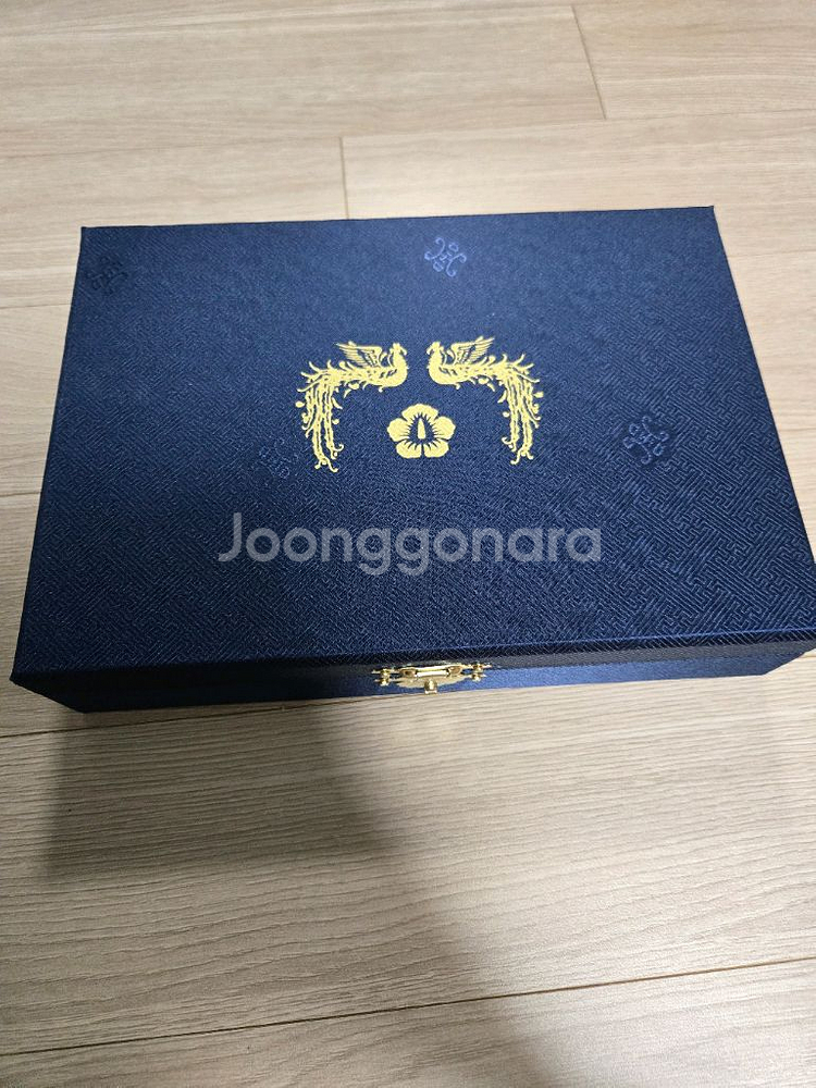 윤석열 대통령 방짜유기 수저세트 새상품 택포--4