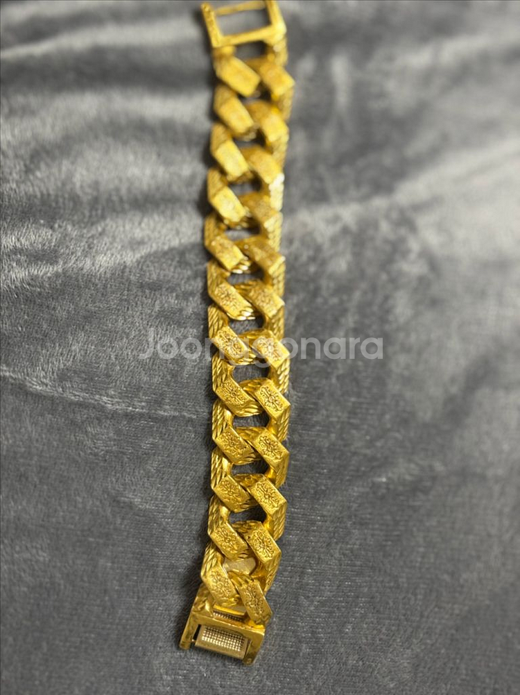 24k 순금 골드팔찌 (꿀빵)--0