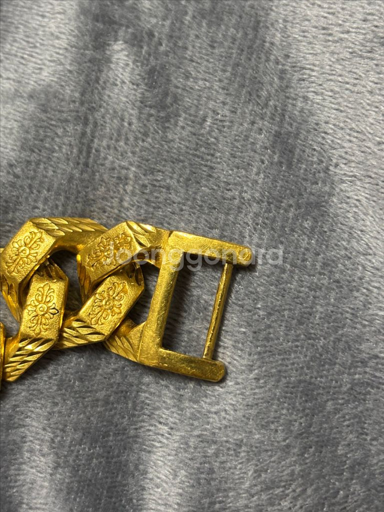 24k 순금 골드팔찌 (꿀빵)--4