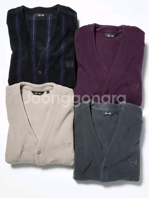 M L XL 유니들스 유니클로 x니들스 /가디건 /팬츠 바지_그레이 블랙 베이지--2