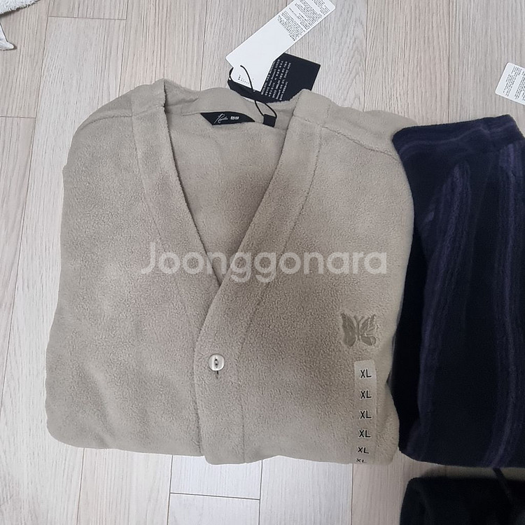 M L XL 유니들스 유니클로 x니들스 /가디건 /팬츠 바지_그레이 블랙 베이지--6