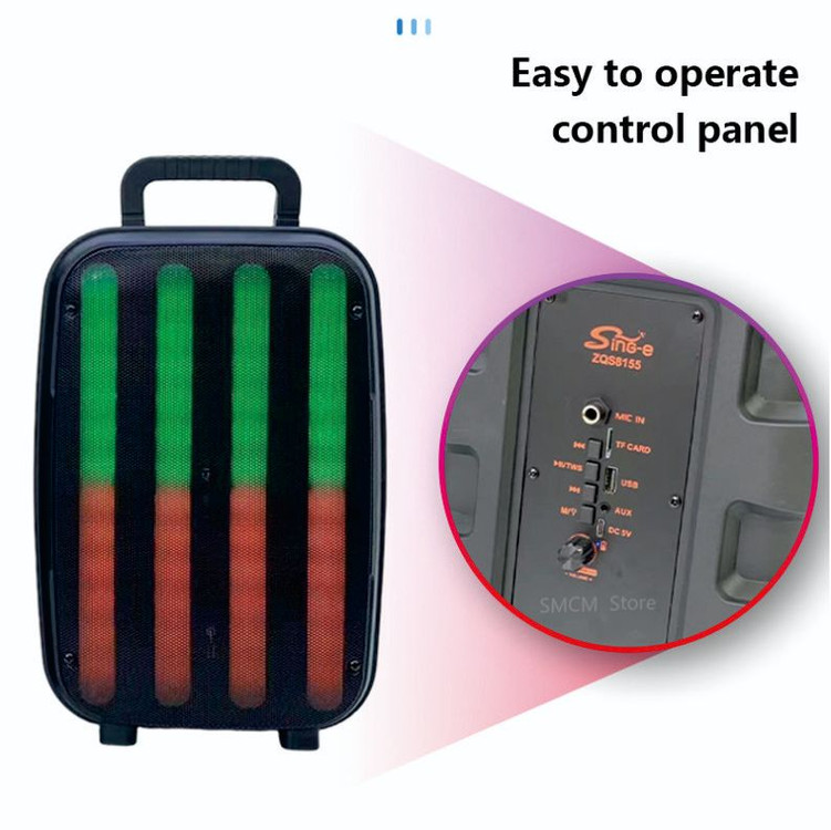 리드미컬 조명 블루투스 스피커 Zqs8155--5