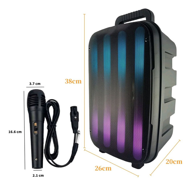 리드미컬 조명 블루투스 스피커 Zqs8155--9