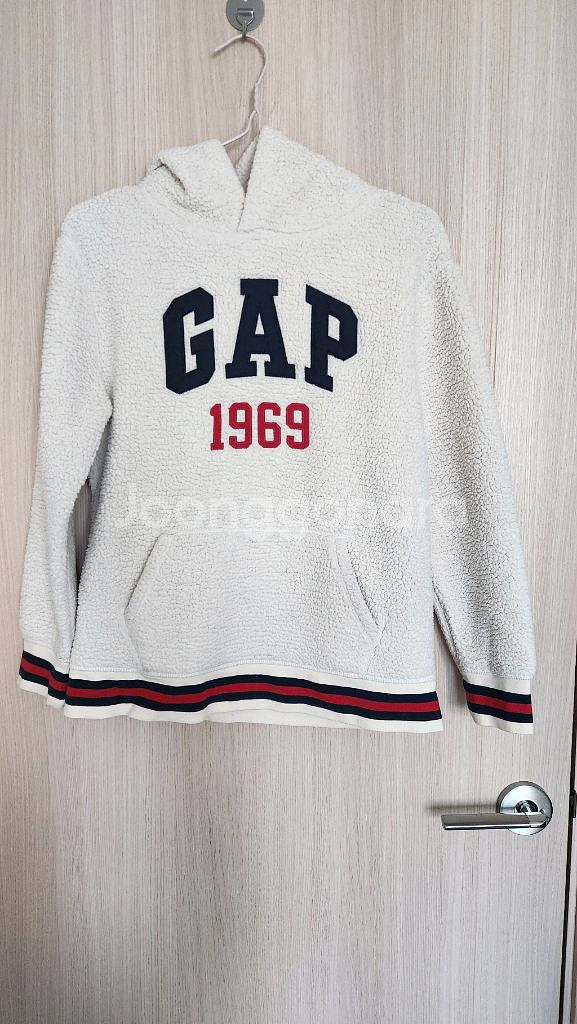 갭키즈 뽀글이티셔츠 긴팔티 S--1