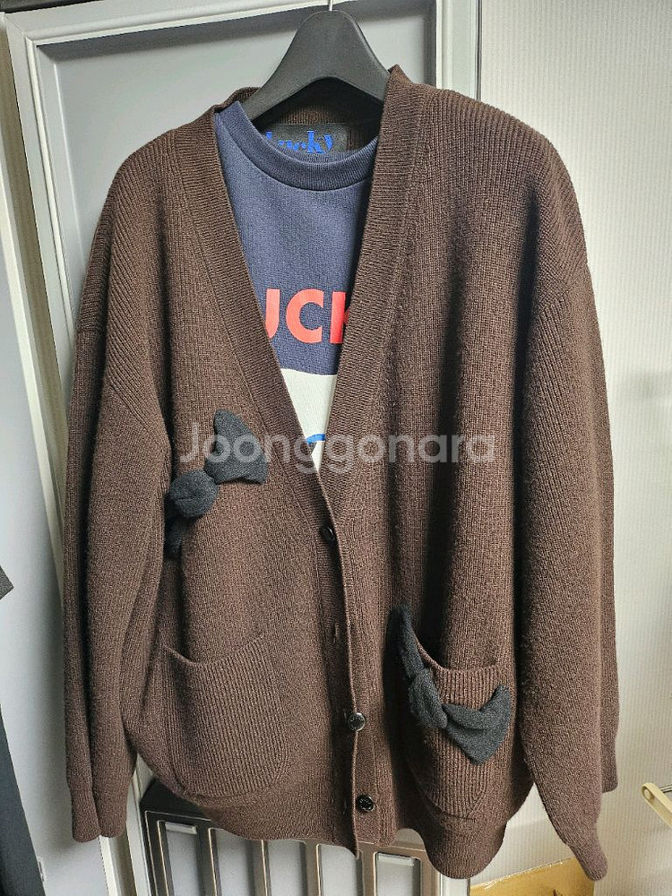 럭키슈에뜨 리본니트가디건--1