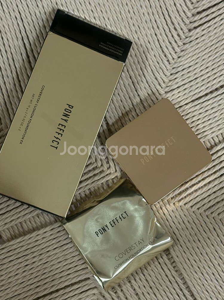 포니이펙트 커버스테이 쿠션 파운데이션 21호 +리필 새상품--0