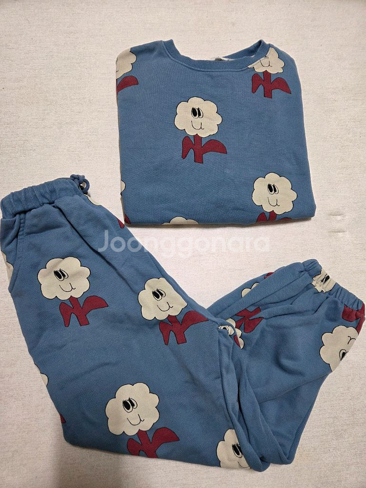 리미떼두두 버블플라워 상하세트 2XL--0