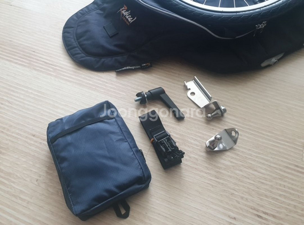 래디칼 디자인 radical design 자전거 트레일러 브롬튼 and 일반자전거용 세트--4