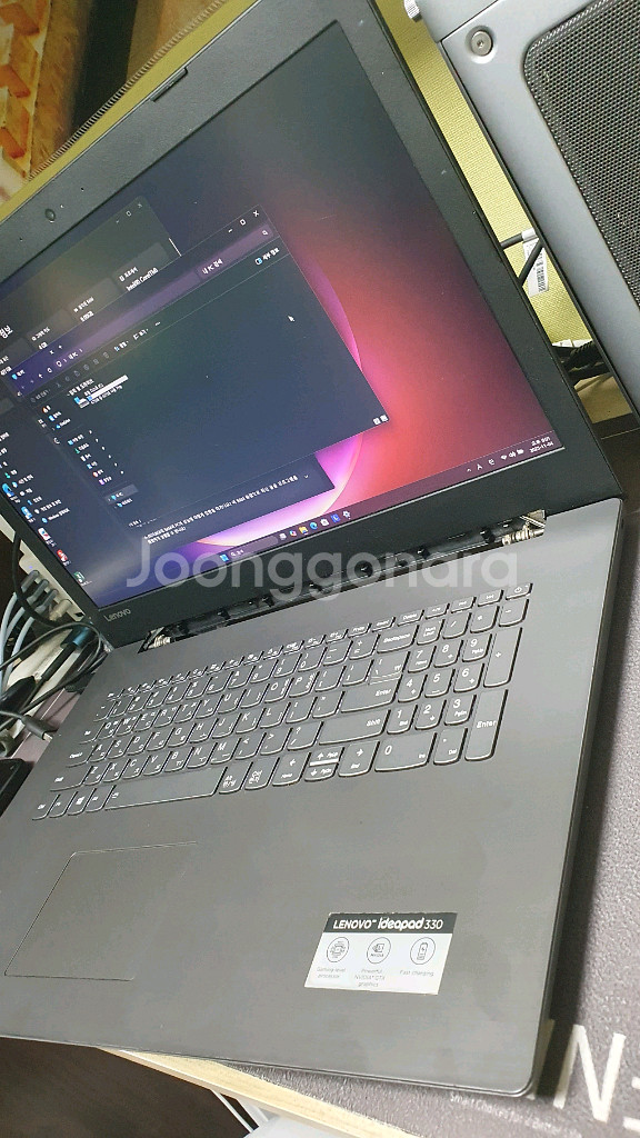 레노버 17인치 게이밍 노트북 i5-8g-512g-gtx1050--4