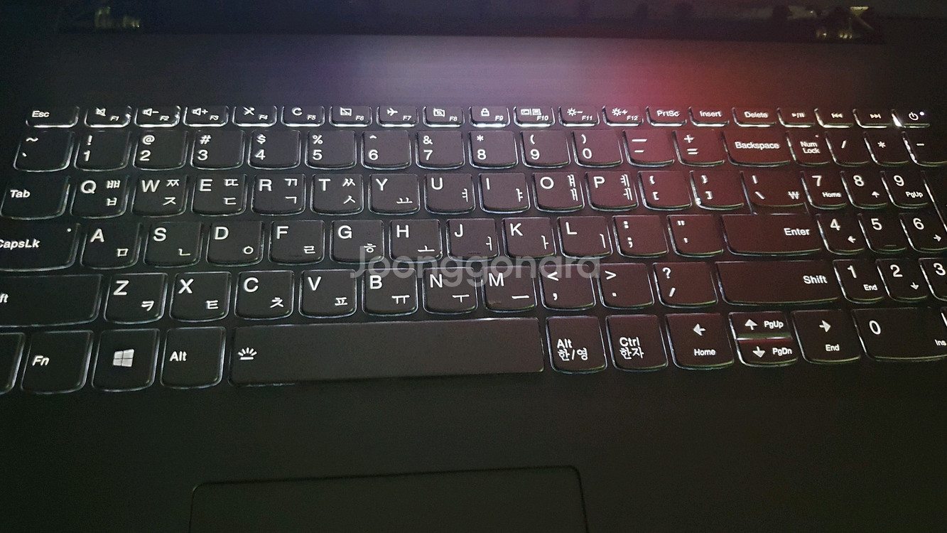 레노버 17인치 게이밍 노트북 i5-8g-512g-gtx1050--8