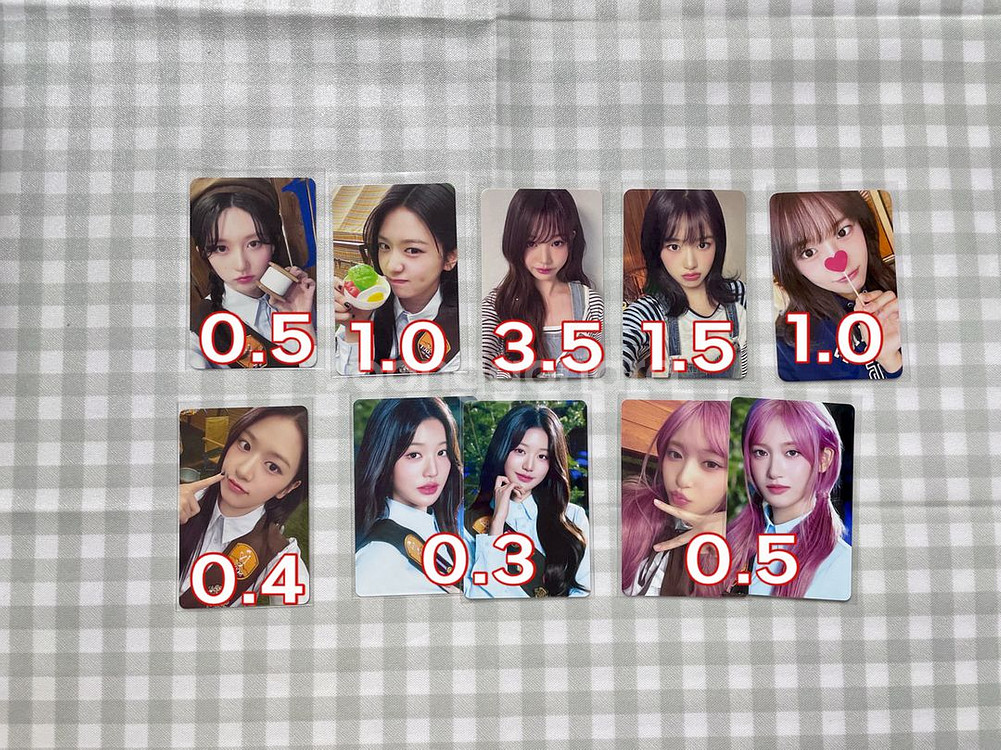 아이브 4종 앨범 미개봉 시크릿 콘서트 포카 일본 원영--3