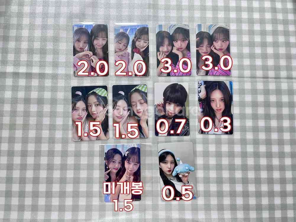 아이브 4종 앨범 미개봉 시크릿 콘서트 포카 일본 원영--6