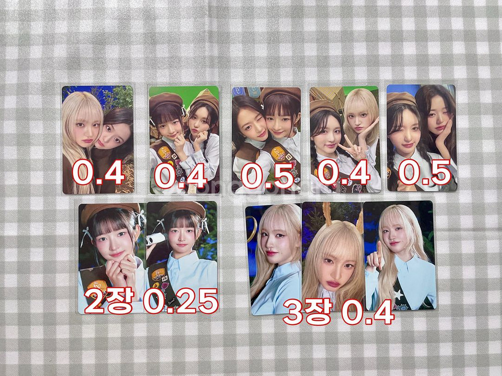 아이브 4종 앨범 미개봉 시크릿 콘서트 포카 일본 원영--4