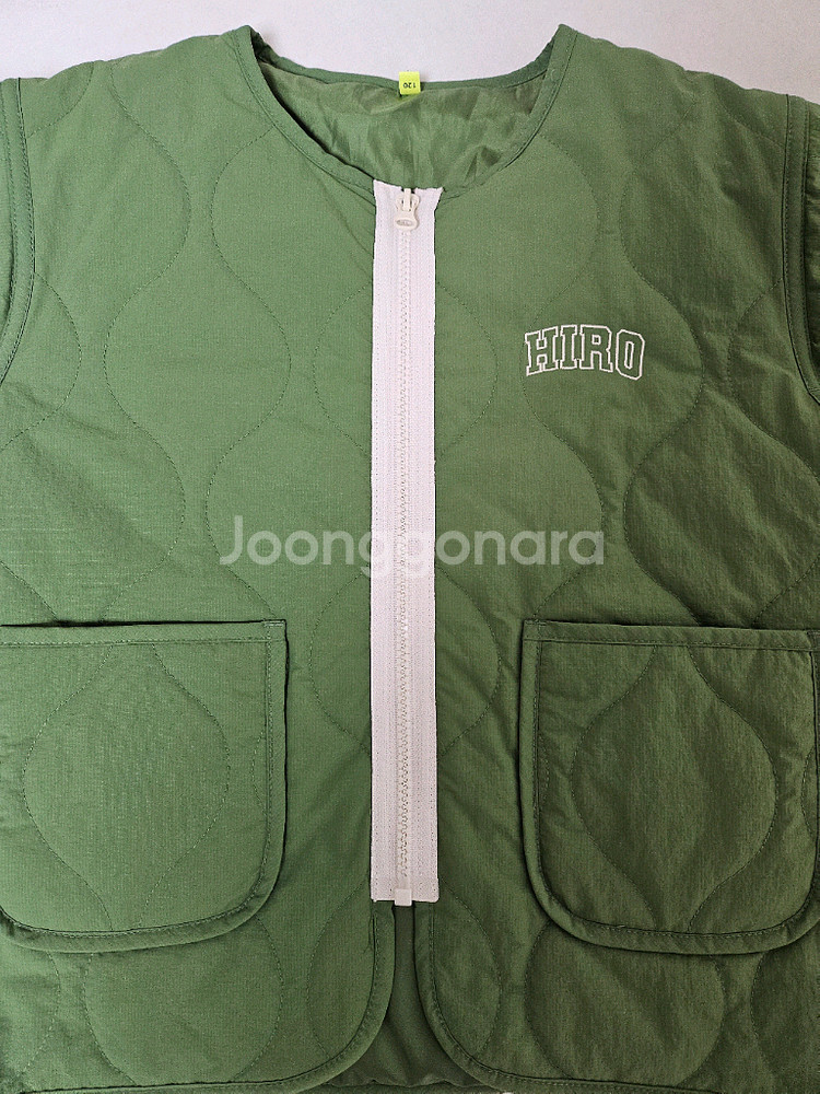 히로 블랭크 퀼팅자켓 겨깔 120사이즈--4