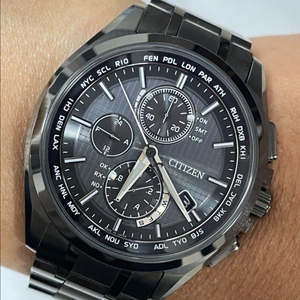 (마지막)시티즌 아테사 at8044 블랙 티타늄 시계