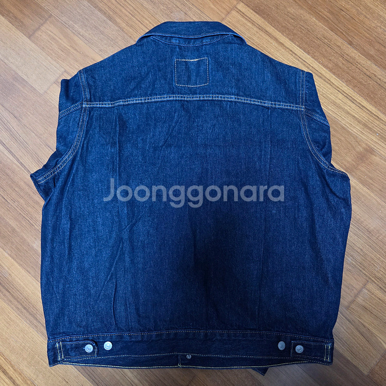 리바이스 타입2 트러커 자켓 인디고 블루 L사이즈--2