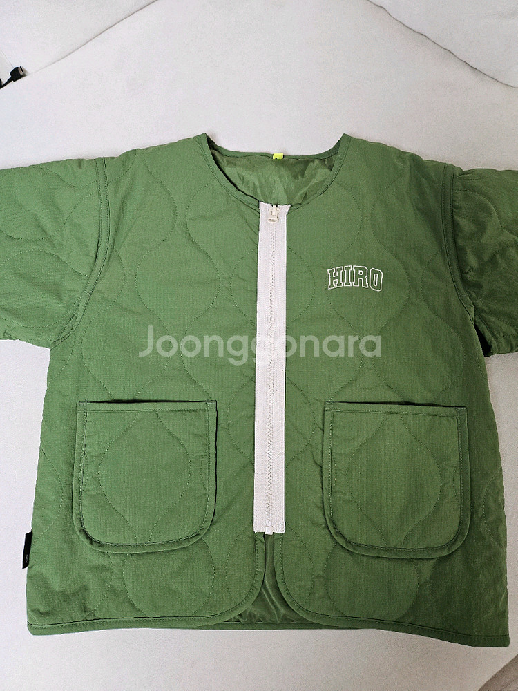 히로 블랭크 퀼팅자켓 겨깔 120사이즈--6