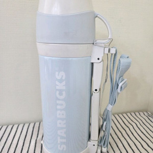 스타벅스 FFW 서머 블루 보온병.바주카포.1리터.