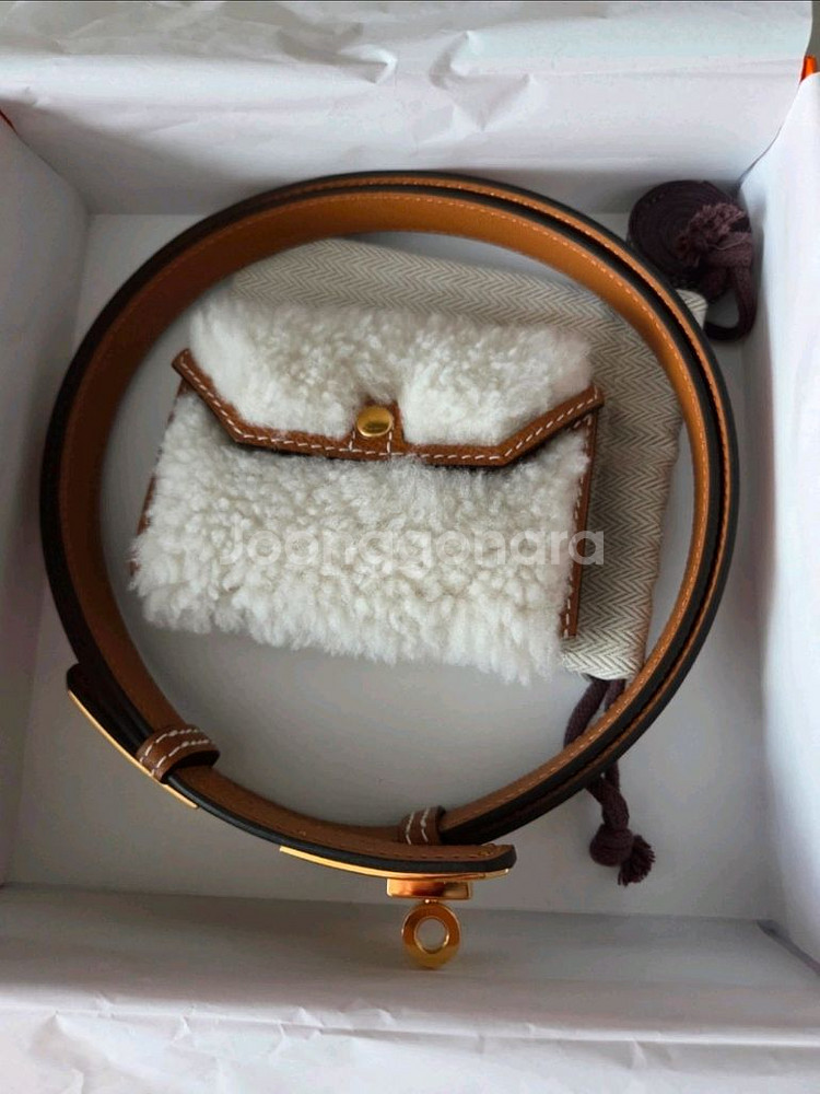 에르메스 켈리벨트+ 시어링포켓지갑(골드금장)ㅡ새상품--0