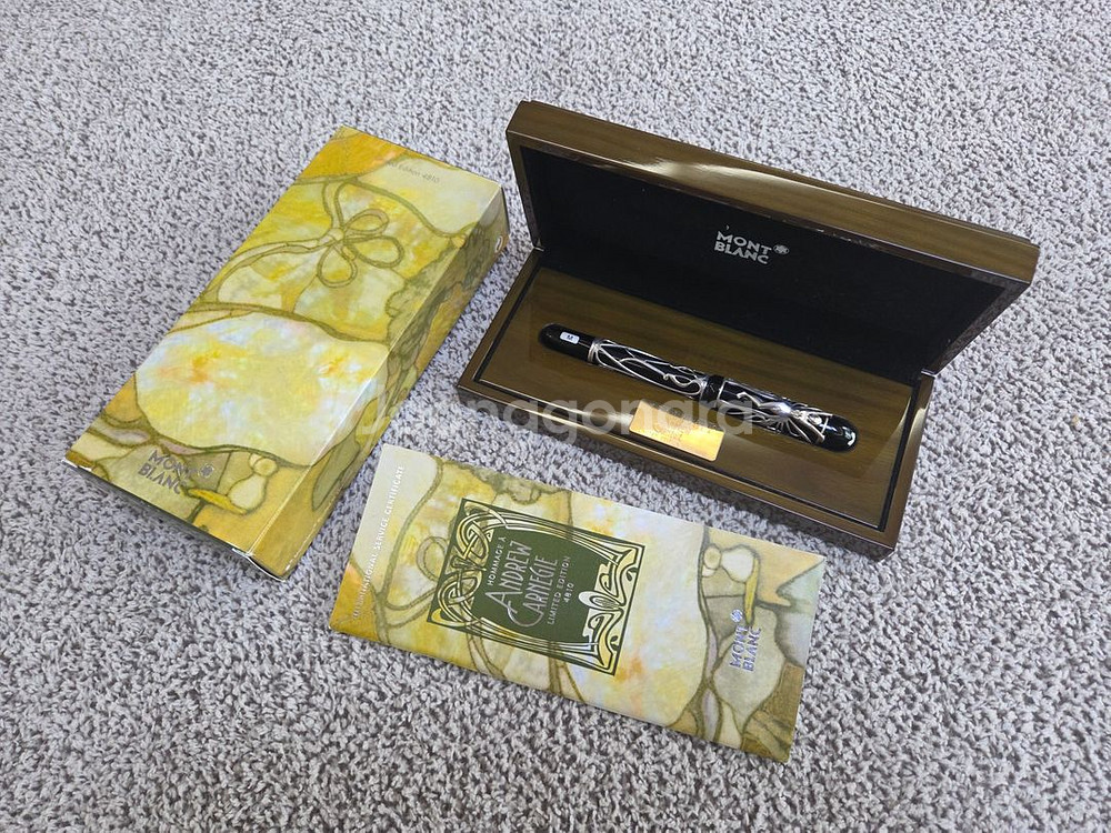 몽블랑 POA 2002 앤드류 카네기 M 만년필--0