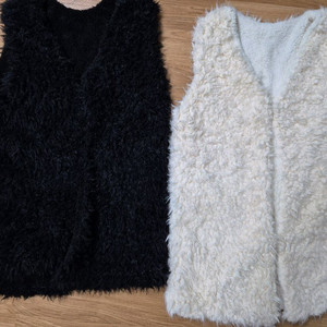 뽀글이 조끼 2벌 세트