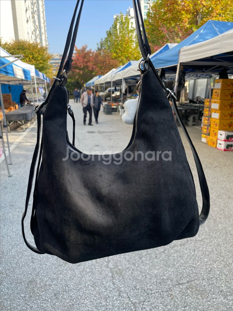 스웨이드 숄더백 (새상품)--4