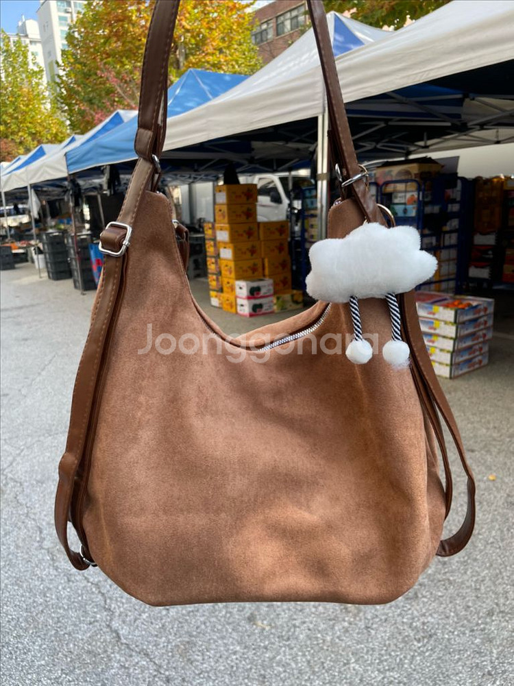 스웨이드 숄더백 (새상품)--8