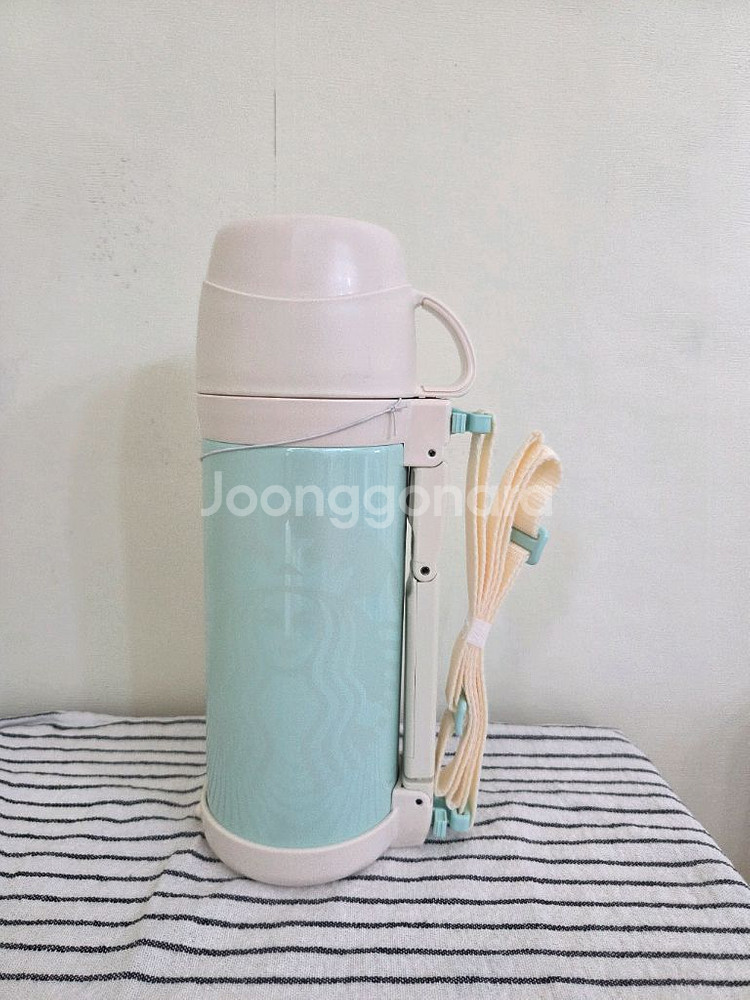 스타벅스 FFW 사이렌 민트 보온병.바주카포.1리터.--1