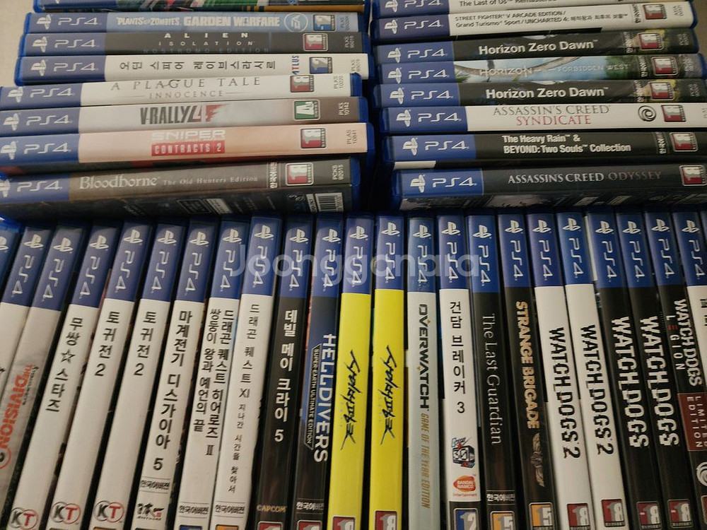 PS4 게임 데이즈곤 라오어 진격의거인 콜오브듀티 스나이퍼 성검전설2 귀멸의칼날 v밸리 더크루2 등등--0