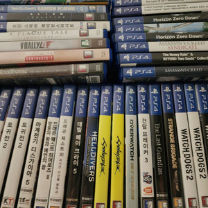 PS4 게임 데이즈곤 라오어 진격의거인 콜오브듀티 스나이퍼 성검전설2 귀멸의칼날 v밸리 더크루2 등등