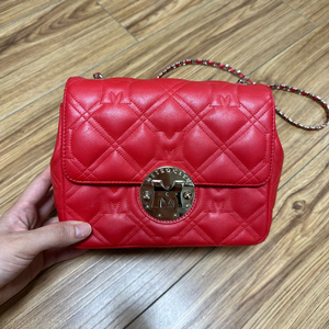 메트로시티 가방 레드 퀼팅 미니백 체인백