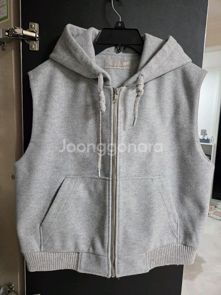 보브 후드 베스트 ㅡ정품 가격내림--0
