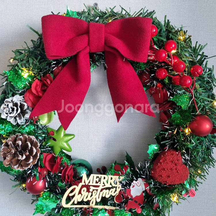 크리스마스 리스 장식--0