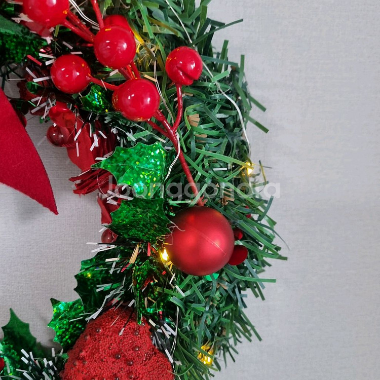 크리스마스 리스 장식--5