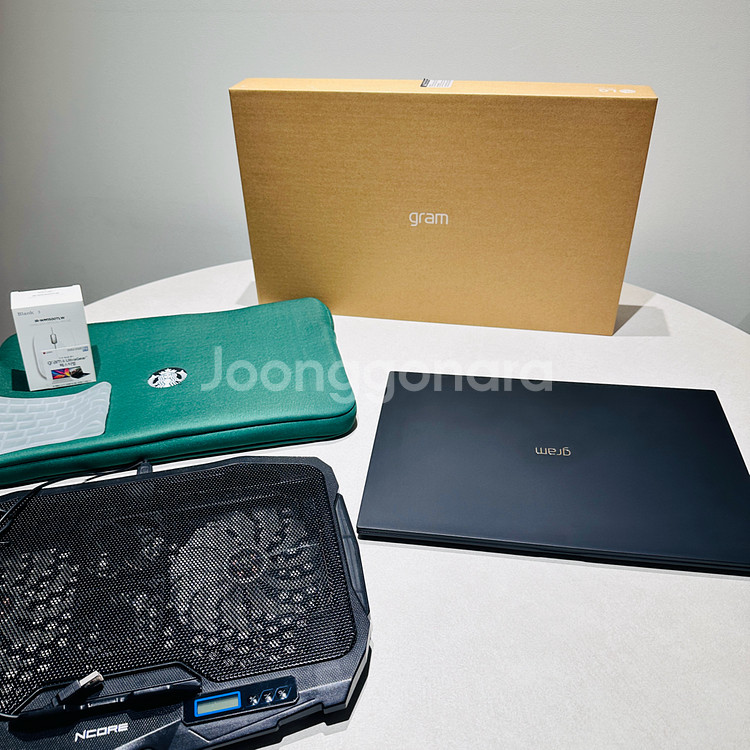 LG그램 엘지 고사양 노트북 16인치 gram i7 16g 512gb RTX3050 풀박+파우치+마우스+쿨러+키스킨--1