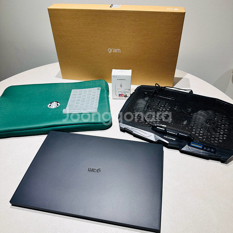 LG그램 엘지 고사양 노트북 16인치 gram i7 16g 512gb RTX3050 풀박+파우치+마우스+쿨러+키스킨--0