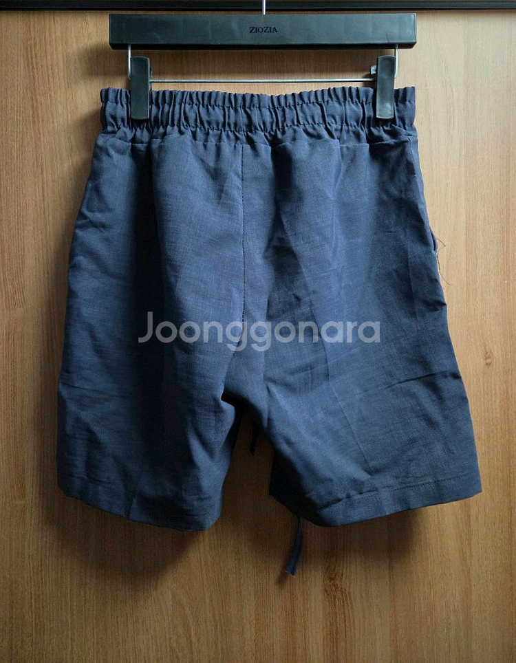 밴딩 슬랙스 4부 반바지 차콜 M 28-30--2