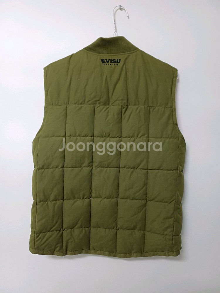여성 엘비스 패딩조끼 (카키.95)--9