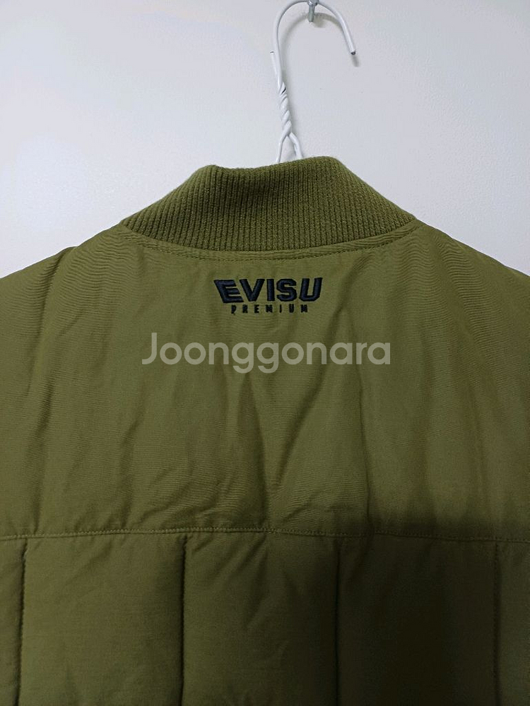 여성 엘비스 패딩조끼 (카키.95)--8