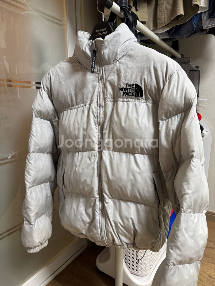 [XL]노스페이스 눕시 온볼자켓 라이트그레이--0