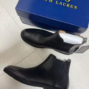 [270]폴로 랄프로렌 탈란 레더 첼시 부츠 블랙