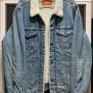 리바이스 양털 데님 트러커 자켓