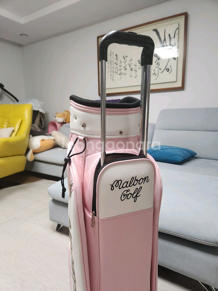 국내무료배송 트롤리 바퀴형 골프백 캐디백 (말본 어뉴 어메이징크리--5