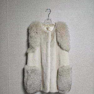 NAFA 밍크 퍼 베스트 55