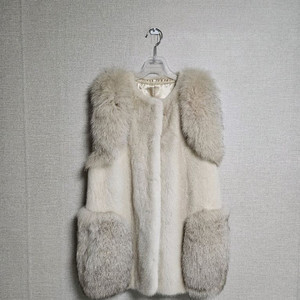NAFA 밍크 퍼 베스트 55