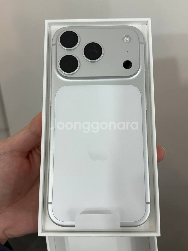 단순개봉)아이폰17프로 실버 256GB/100%--1