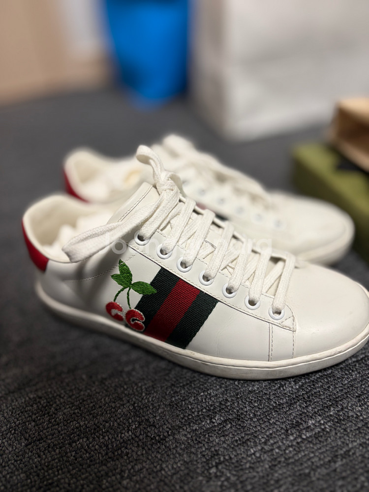 구찌 에이스 체리 스니커즈 230--2